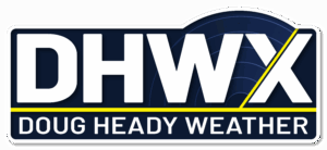 Doug Heady Weather, DHWX, logo